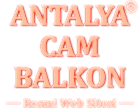 Antalya Cam Balkon